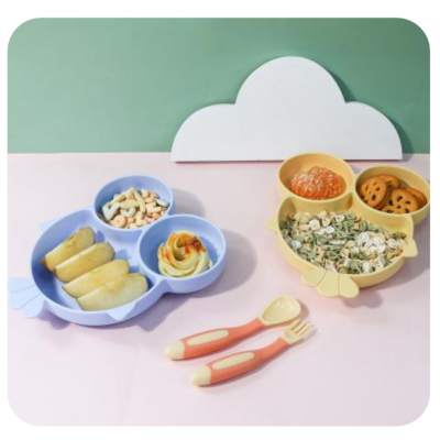 SINYA 專業研發系列|寶寶矽膠吸盤分隔餐盤 (可愛造型 / 強力吸力 / 食品級安全材質) SINYA 專業研發系列|寶寶矽膠吸盤分隔餐盤 (可愛造型 / 強力吸力 / 食品級安全材質)