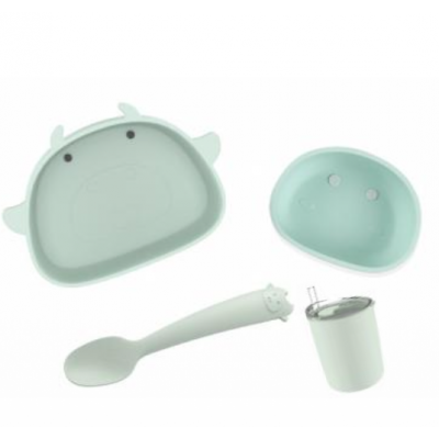 SINYA 專業研發系列|二合一矽膠嬰兒進食餐具組 (萌趣動物造型餐盤 / 矽膠軟口學習匙 / 幼兒防滑碗 / 練習水杯) SINYA 專業研發系列|二合一矽膠嬰兒進食餐具組 (萌趣動物造型餐盤 / 矽膠軟口學習匙 / 幼兒防滑碗 / 練習水杯)