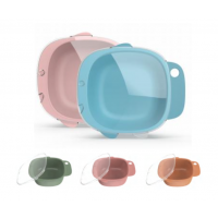 SINYA 專業研發系列｜兒童矽膠保鮮碗 (附高透明密封蓋 / 防摔耐高溫 / 食品級安全矽膠 / 幼兒學習餐碗)