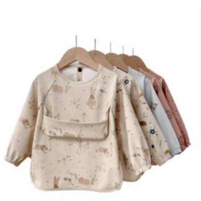 SINYA 專業研發系列|全方位防水防髒印花長袖罩衣 (大口袋接飯設計 / 柔軟透氣材質 / 嬰幼兒自主進食吃飯圍兜 / 長袖全覆蓋防水罩衣) SINYA 專業研發系列|全方位防水防髒印花長袖罩衣 (大口袋接飯設計 / 柔軟透氣材質 / 嬰幼兒自主進食吃飯圍兜 / 長袖全覆蓋防水罩衣)