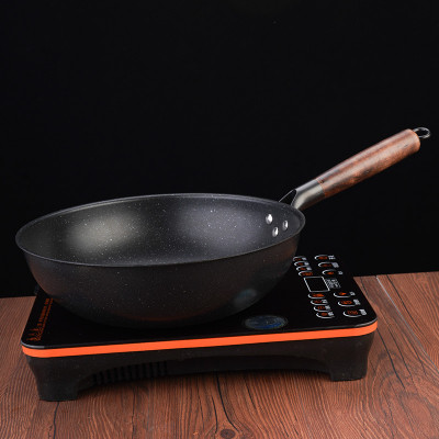 不鏽鋼麥飯石炒鑊32cm