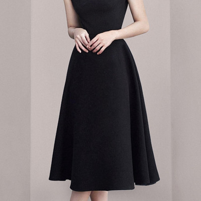 高級氣質名媛女神範洋裝女2024夏裝新款修身顯瘦夏日女裝裙子