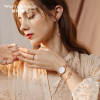 WellyMerck - 珍珠光澤玫瑰金手錶