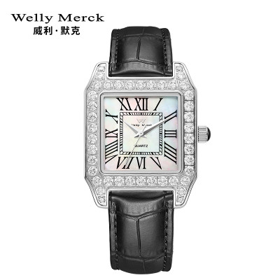 WellyMerck - 璀璨紅色手錶