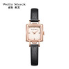 WellyMerck - 精緻玫瑰金方形手錶