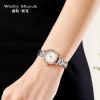 WellyMerck - 精緻玫瑰金圓形手錶