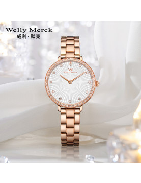 WellyMerck - 珍珠光澤手錶