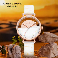 WellyMerck - 藝術風格玫瑰金手錶