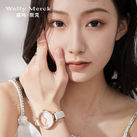 WellyMerck - 藝術風格玫瑰金手錶