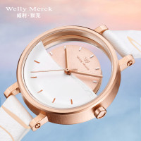 WellyMerck - 藝術風格玫瑰金手錶