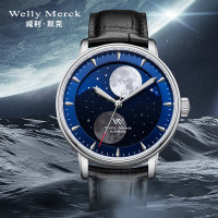 Welly Merck - 142 黑魅时尚男表