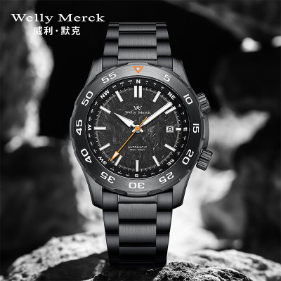 WellyMerck - 157黑曜風尚男表