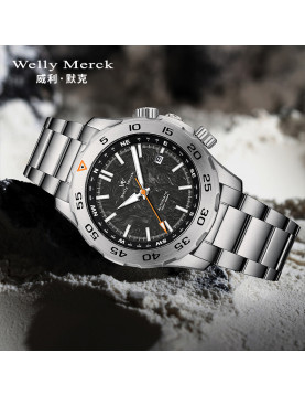 WellyMerck - 157黑曜風尚男表